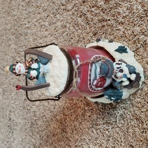 Snowman Candle, Candle Holder and Topper